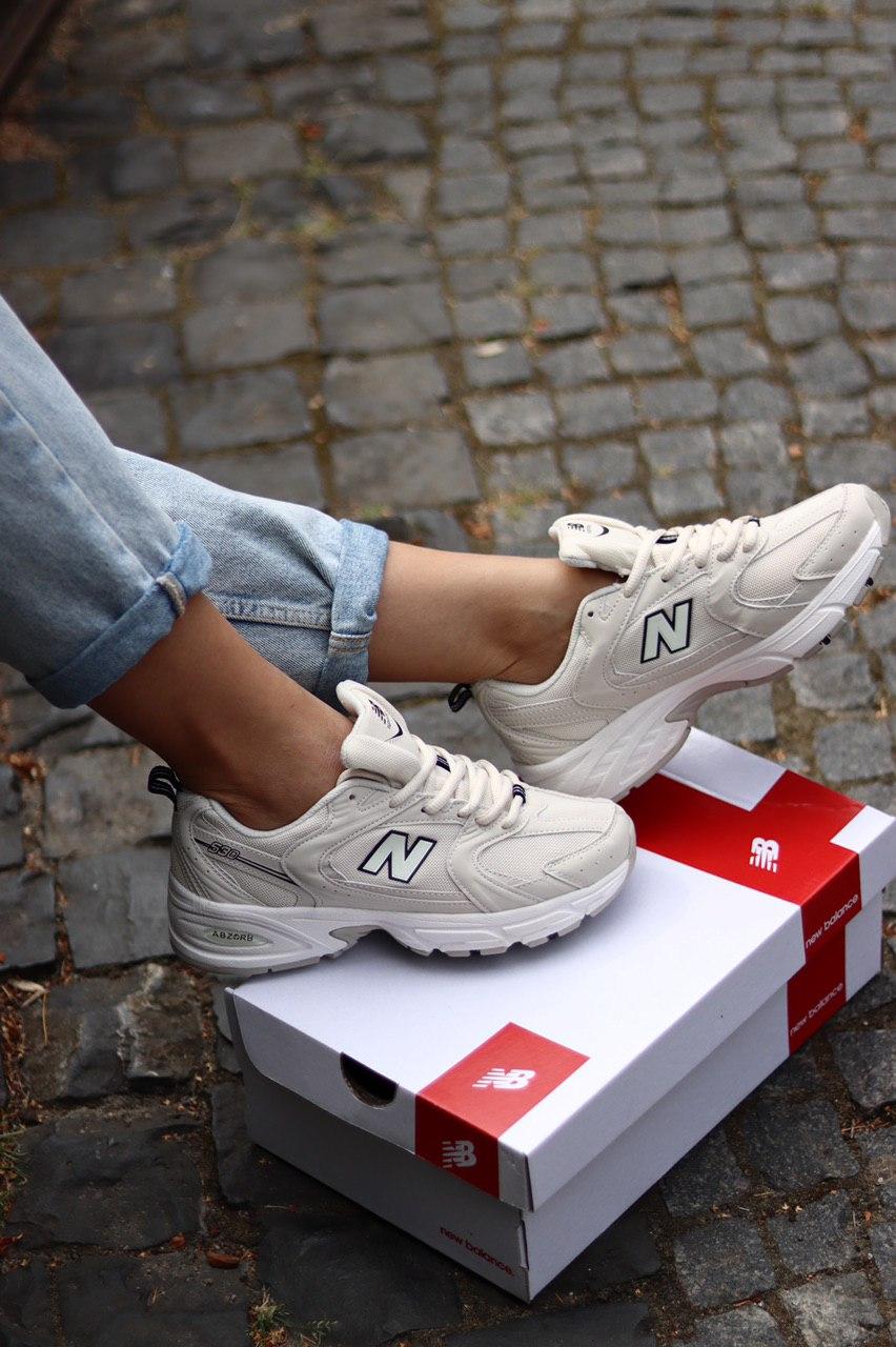 New Balance 530 Floral Ink Beige