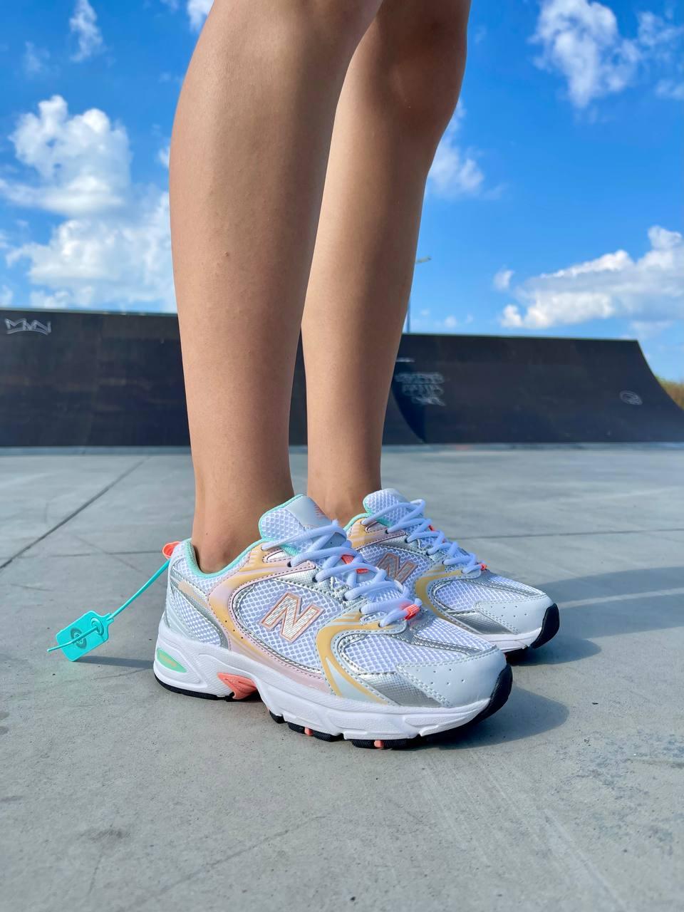 New Balance 530 White Orange Mint