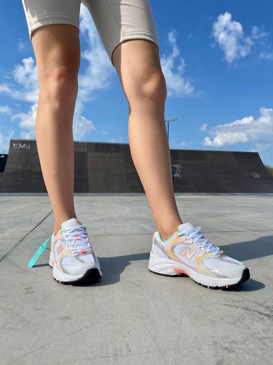 New Balance 530 White Orange Mint