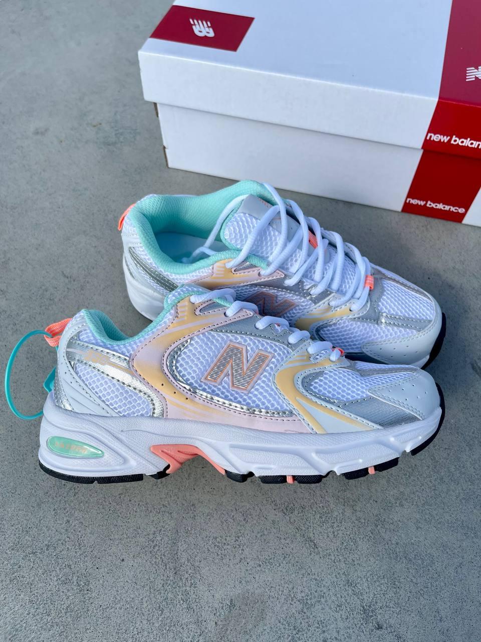 New Balance 530 White Orange Mint