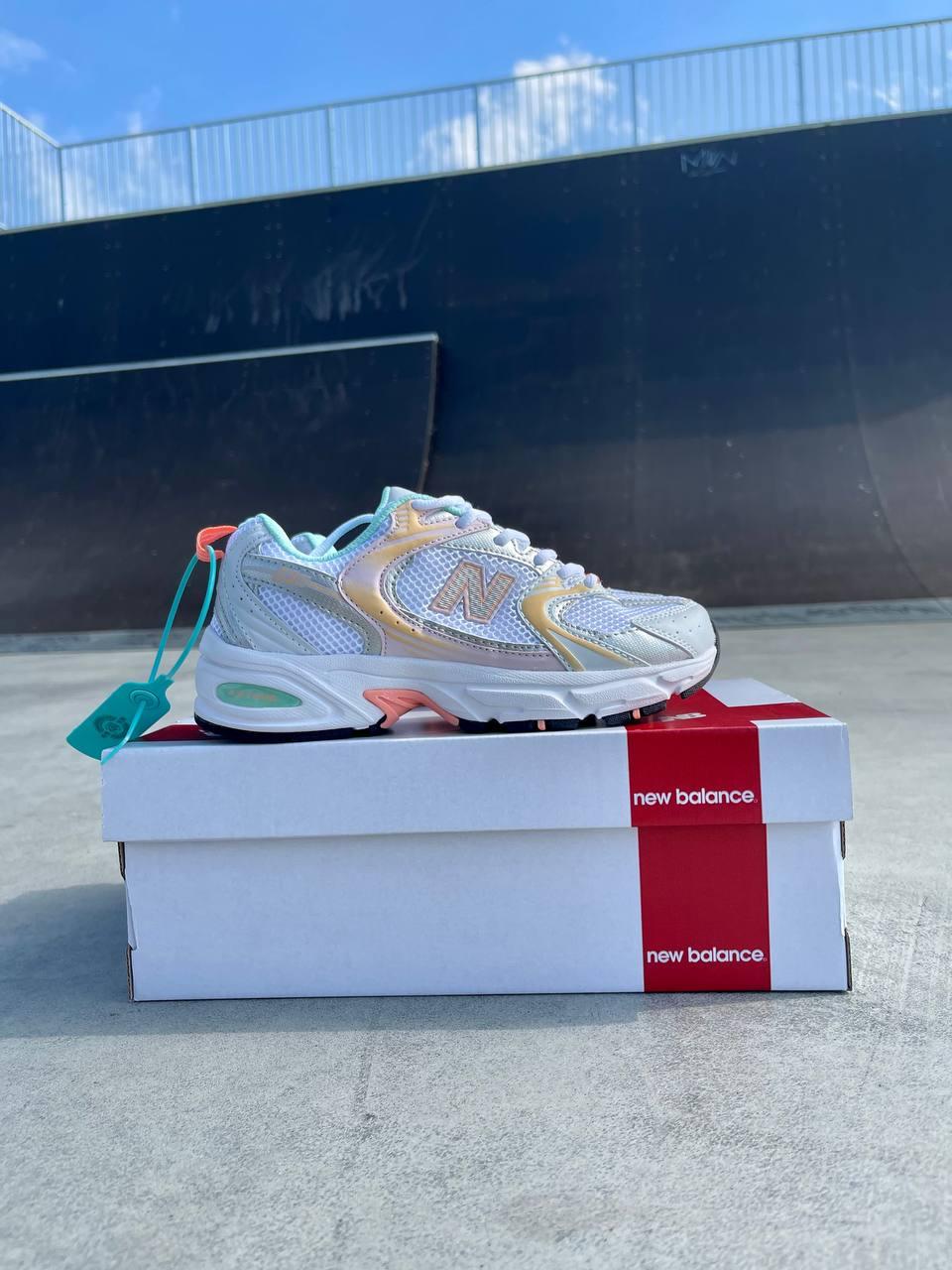 New Balance 530 White Orange Mint
