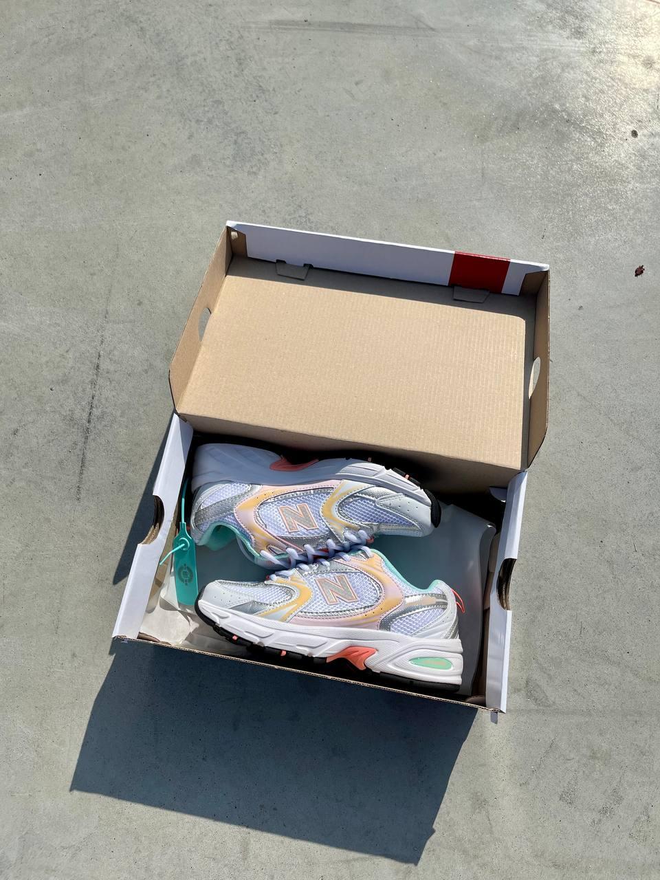 New Balance 530 White Orange Mint