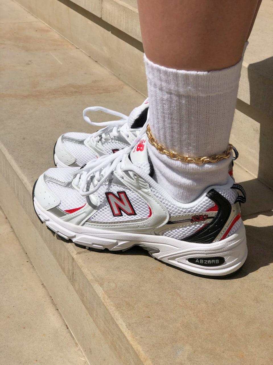 New Balance 530 White Black Silver 2.0