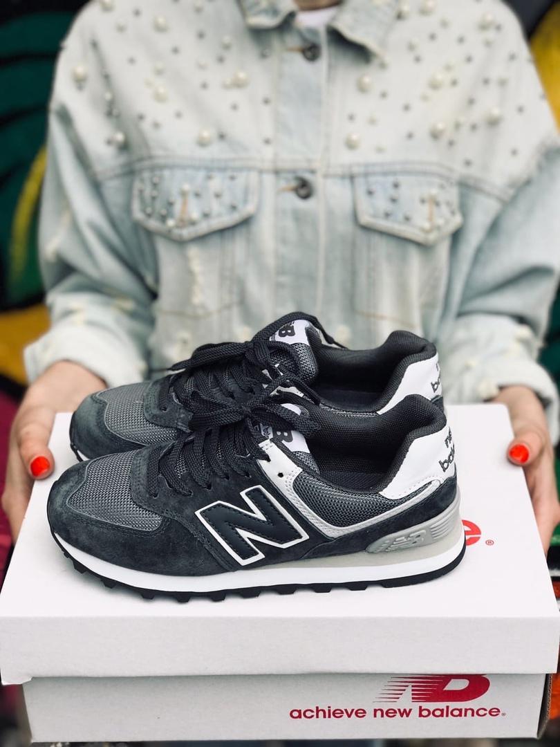 New Balance 574 Black White 3