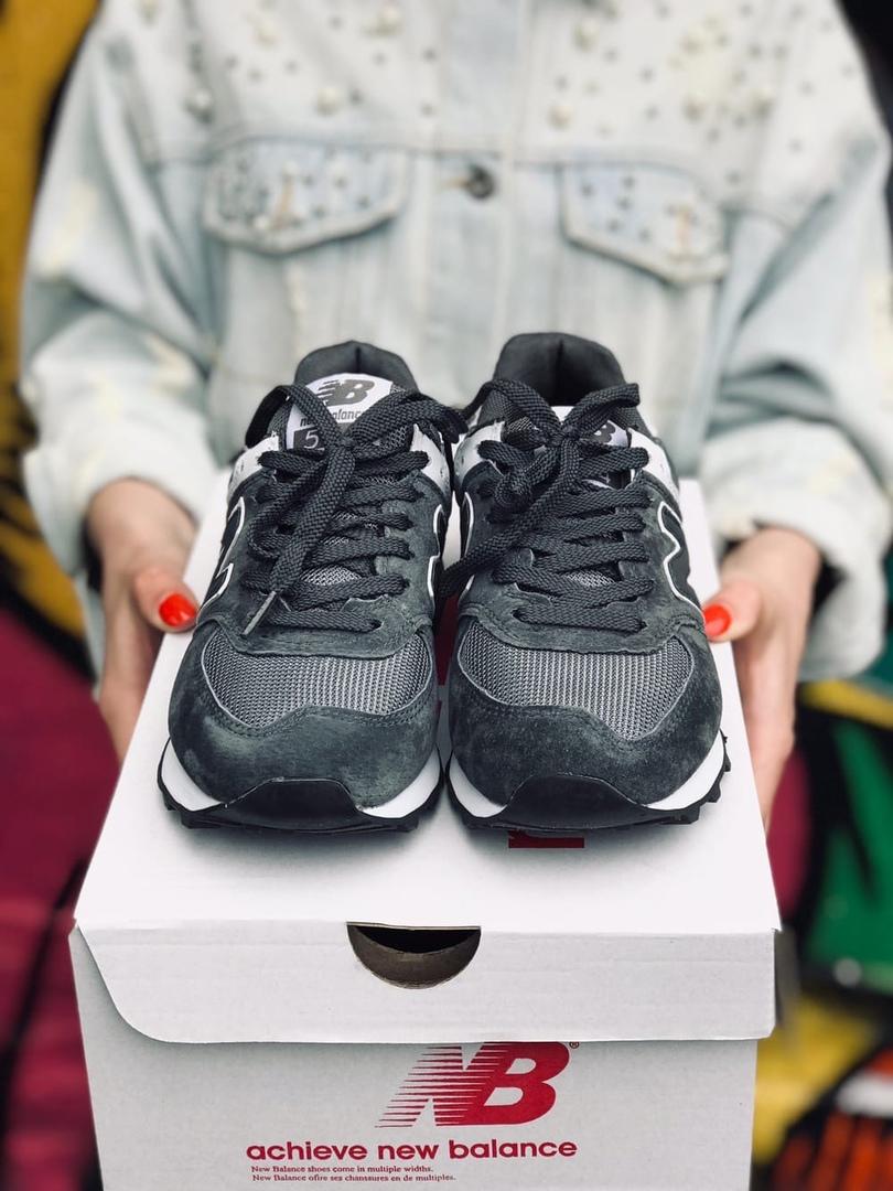 New Balance 574 Black White 3