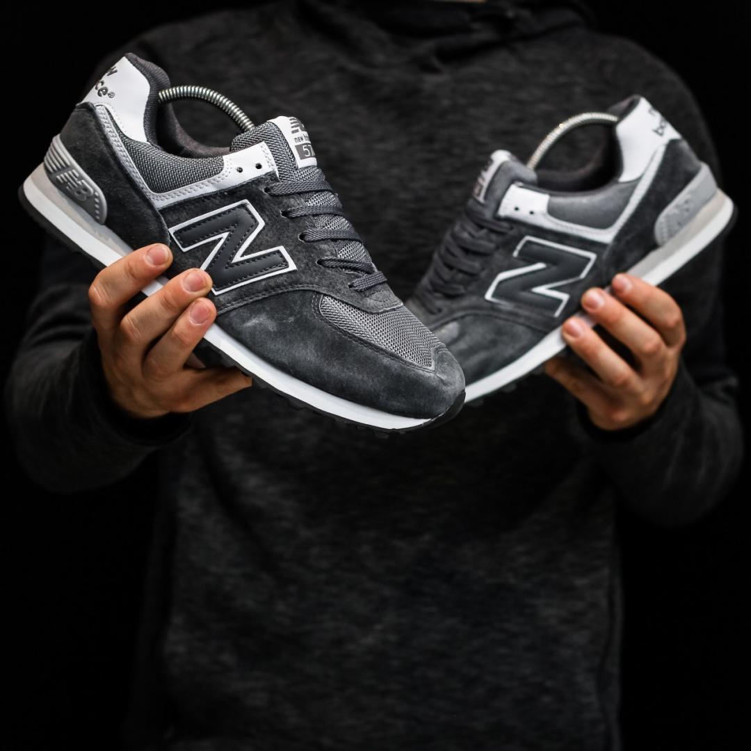New Balance 574 Black White 3