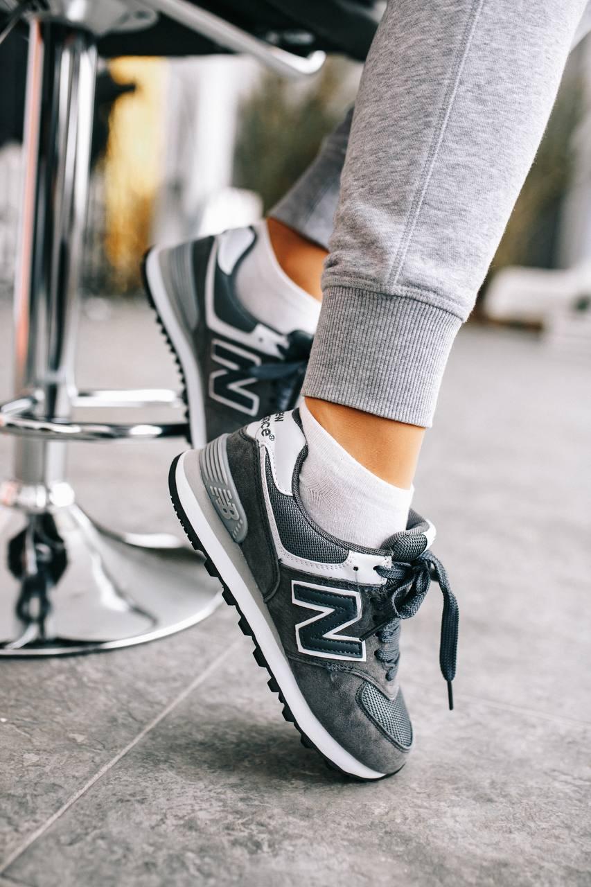 New Balance 574 Black White 3