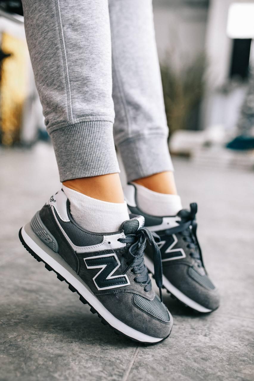 New Balance 574 Black White 3