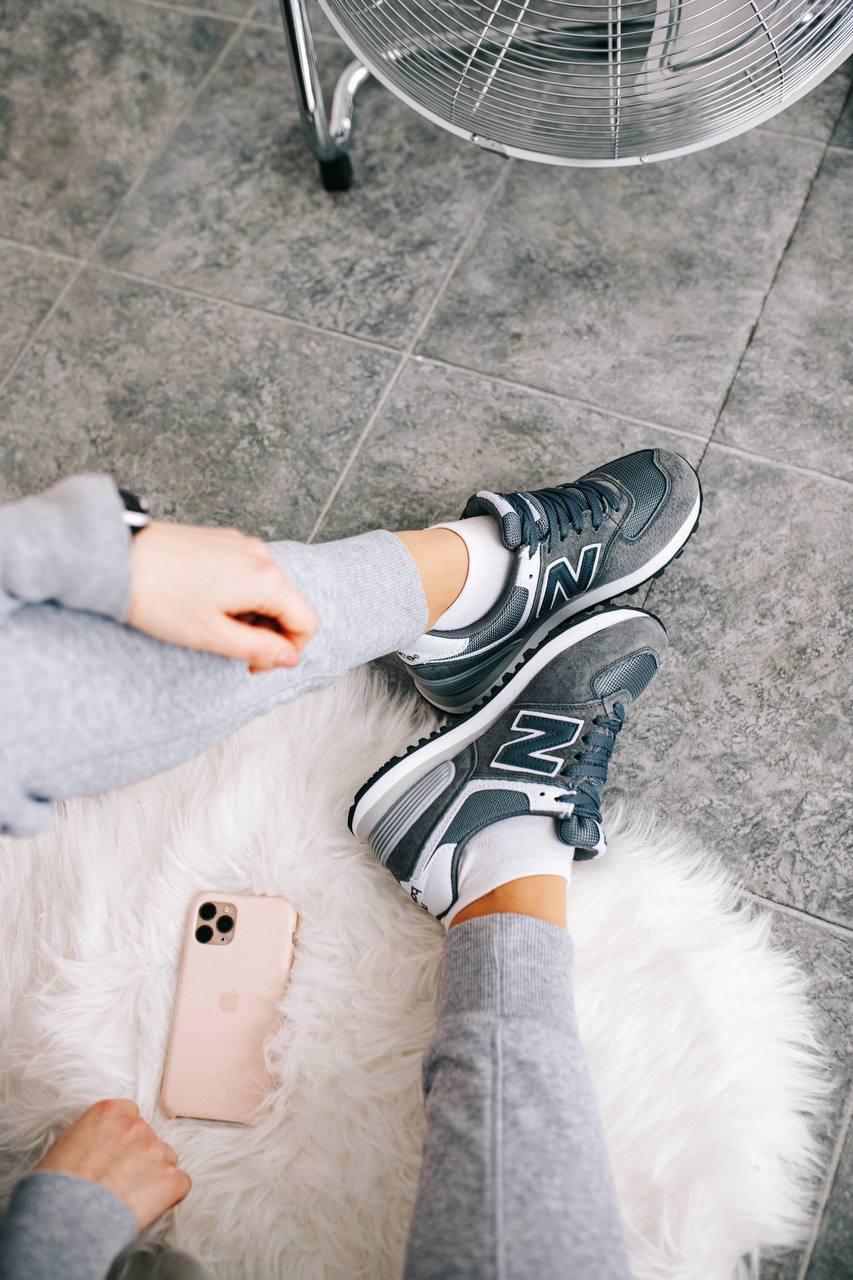 New Balance 574 Black White 3