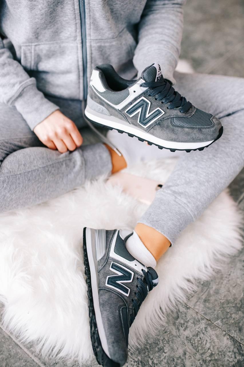 New Balance 574 Black White 3