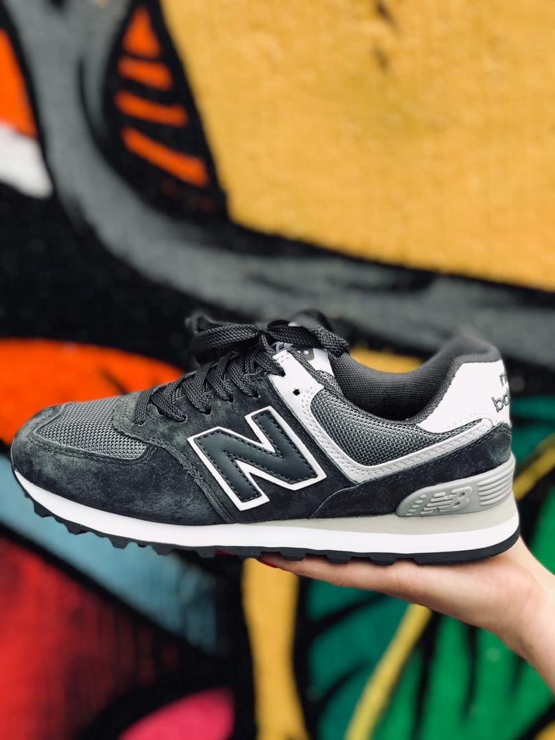 New Balance 574 Black White 3