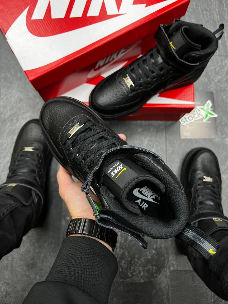 Nike Air Force Mid Utility All Black X v2