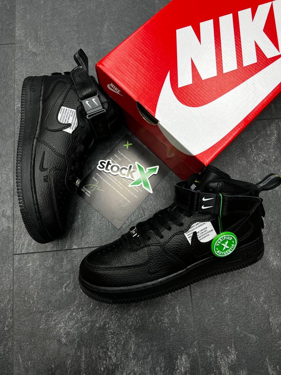 Nike Air Force Mid Utility All Black X v2