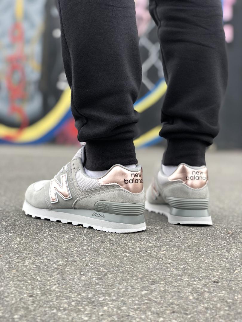 New Balance 574 Grey Rose Gold