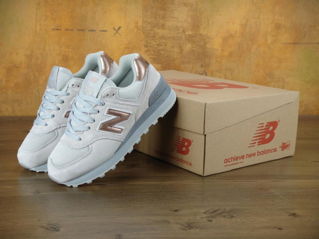 New Balance 574 Grey Rose Gold