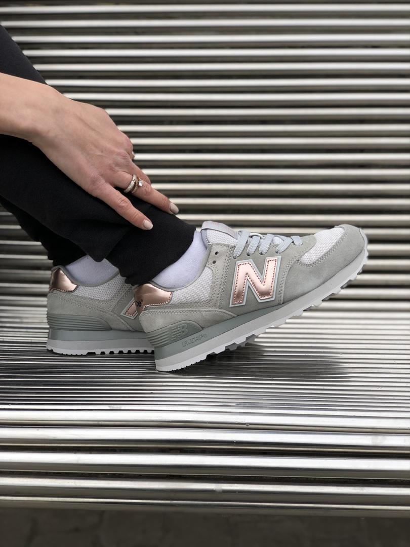 New Balance 574 Grey Rose Gold