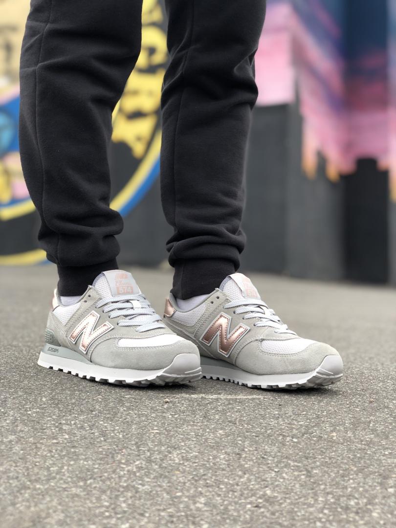 New Balance 574 Grey Rose Gold