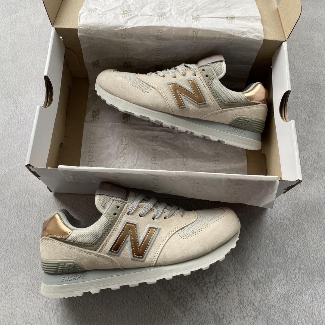 New Balance 574 Grey Rose Gold