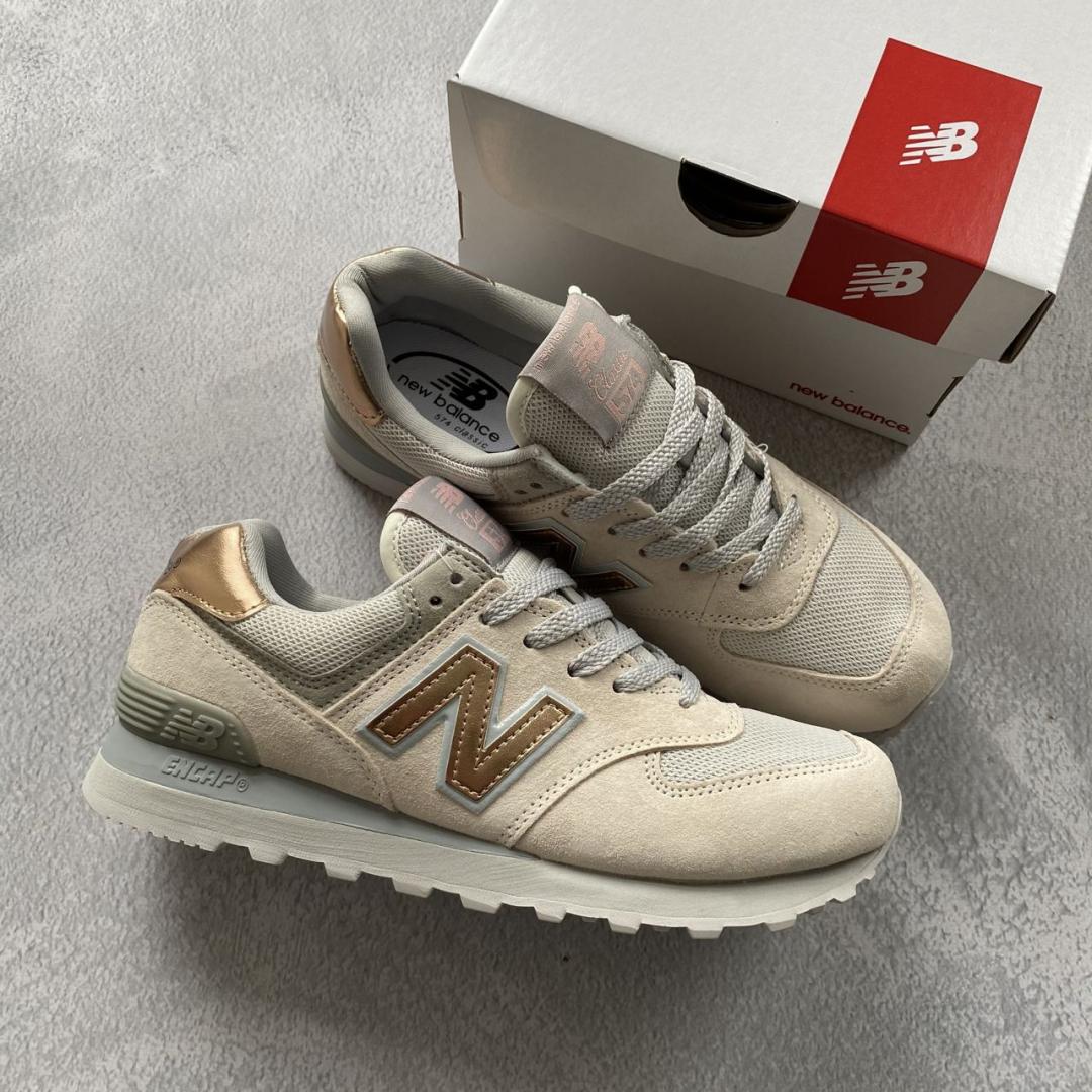 New Balance 574 Grey Rose Gold