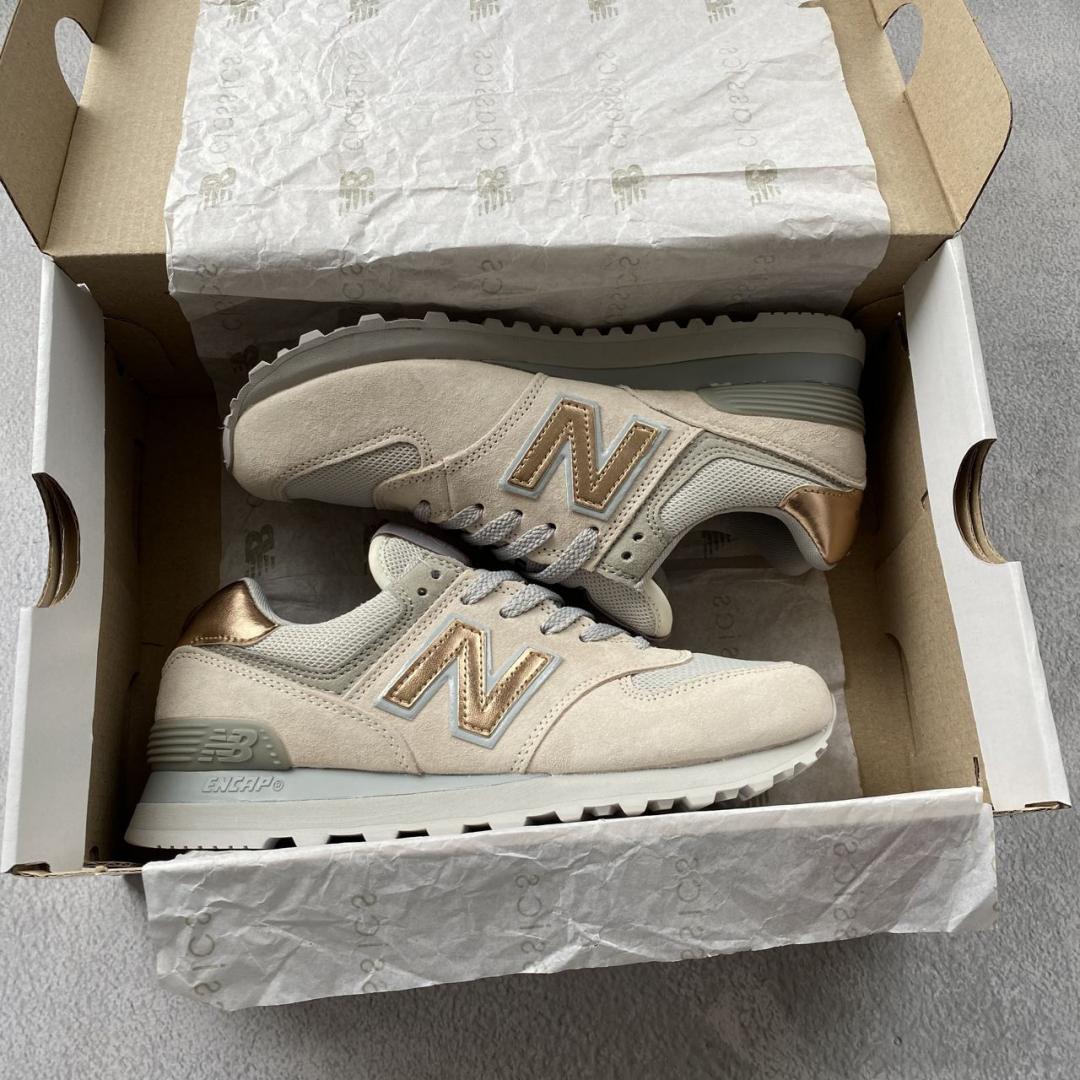 New Balance 574 Grey Rose Gold
