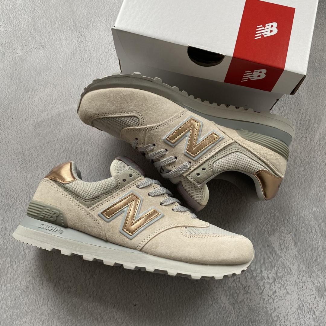 New Balance 574 Grey Rose Gold