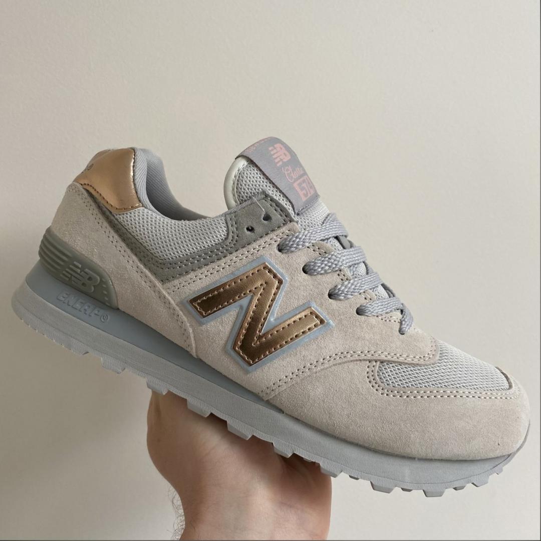 New Balance 574 Grey Rose Gold