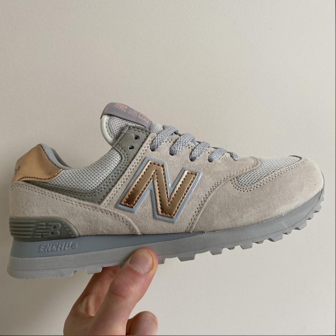 New Balance 574 Grey Rose Gold