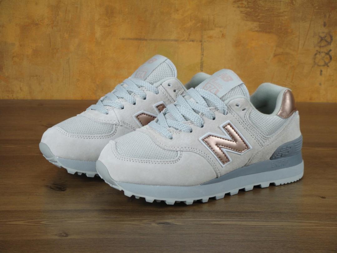 New Balance 574 Grey Rose Gold