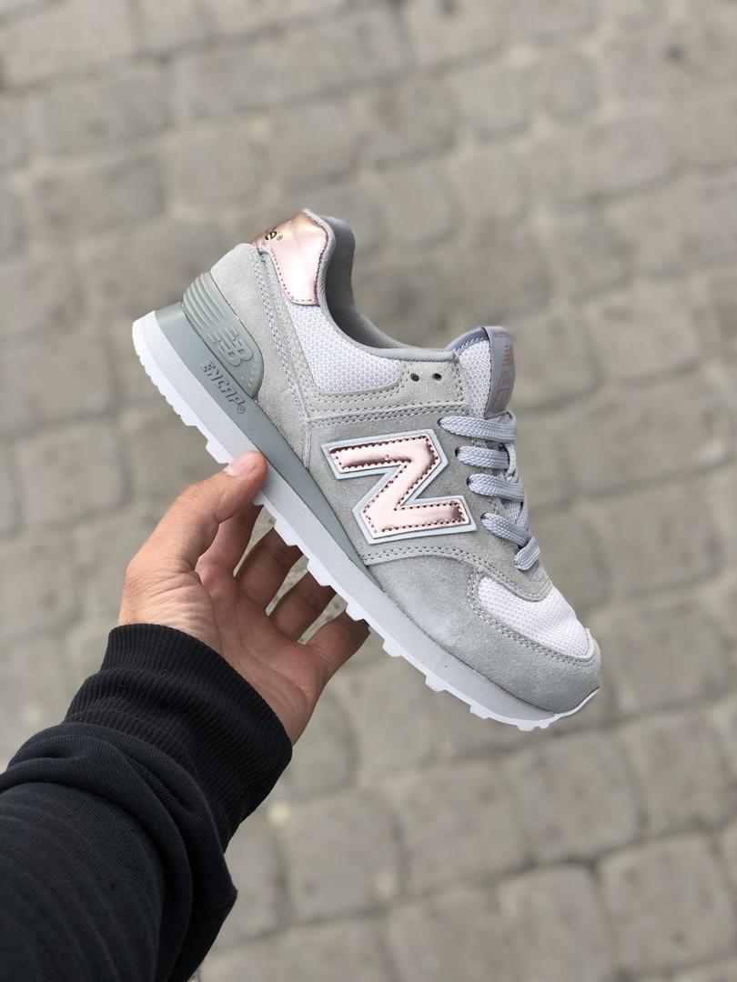 New Balance 574 Grey Rose Gold