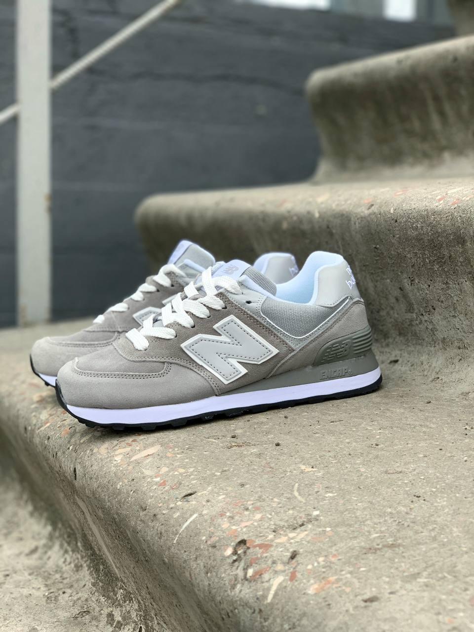 New Balance 574 Grey White Black 3
