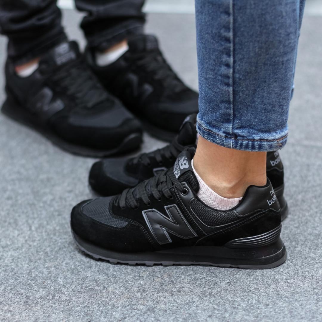 New Balance 574 Full Black 2