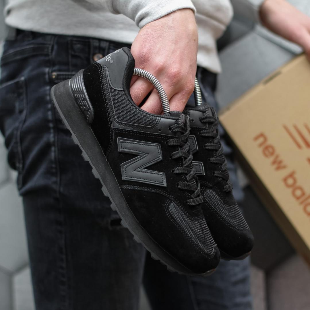 New Balance 574 Full Black 2