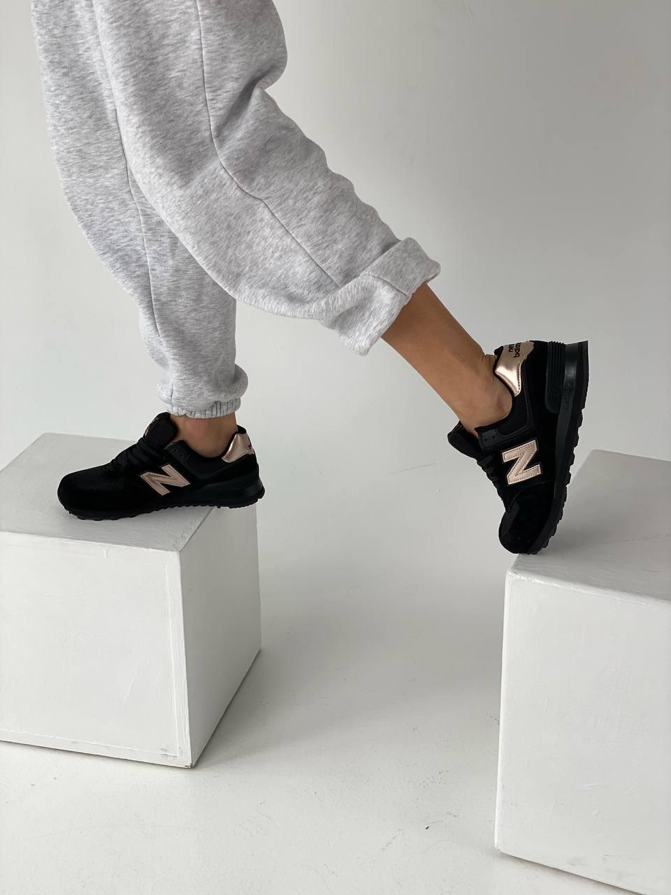 New Balance 574 Molten Metal Black Pink