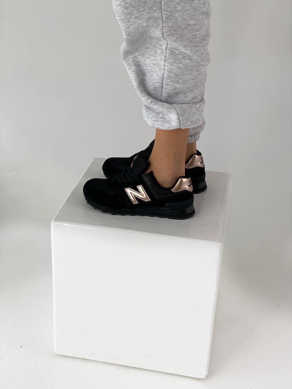 New Balance 574 Molten Metal Black Pink