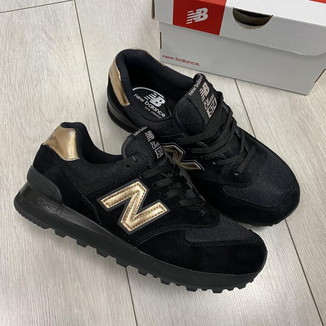 New Balance 574 Molten Metal Black Pink