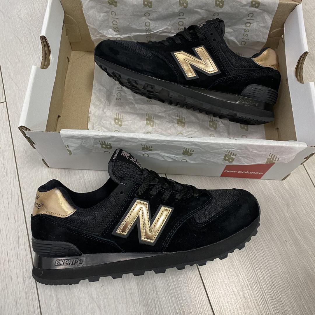 New Balance 574 Molten Metal Black Pink