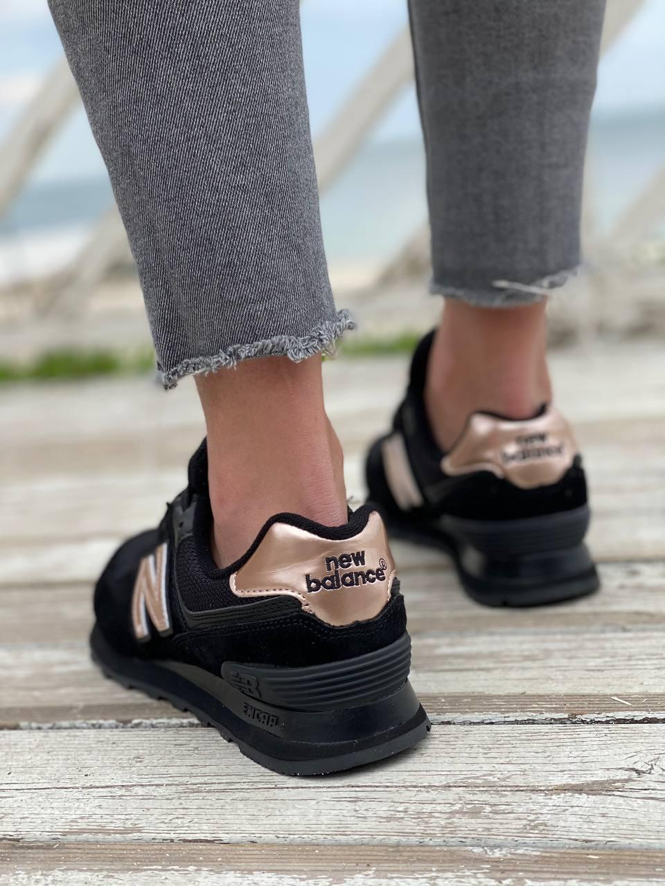 New Balance 574 Molten Metal Black Pink