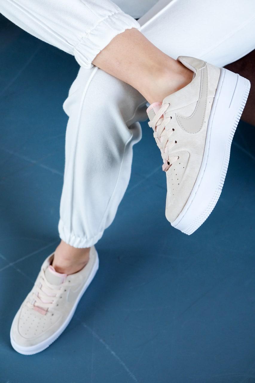 Nike Air Force 1 Sage Beige White