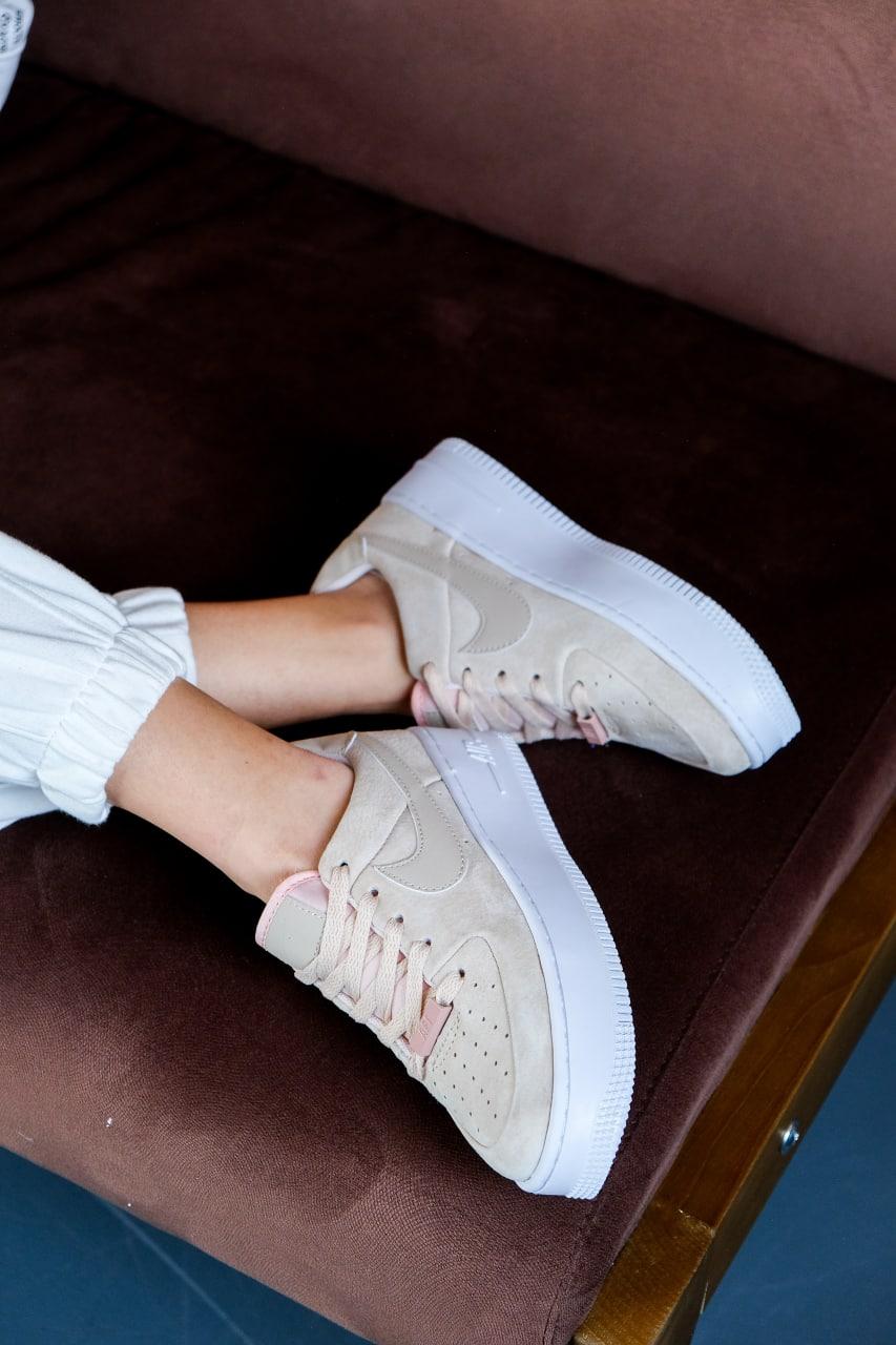 Nike Air Force 1 Sage Beige White