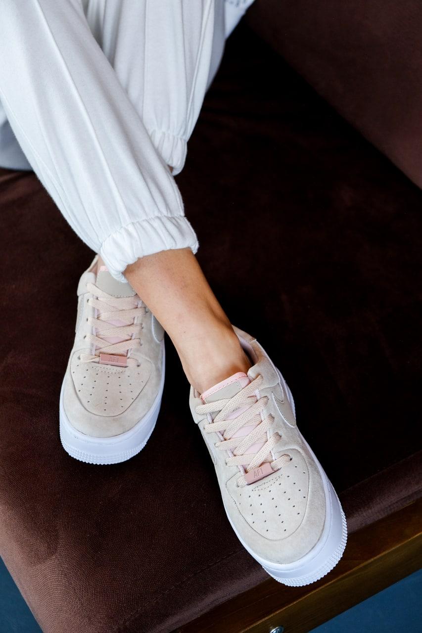 Nike Air Force 1 Sage Beige White