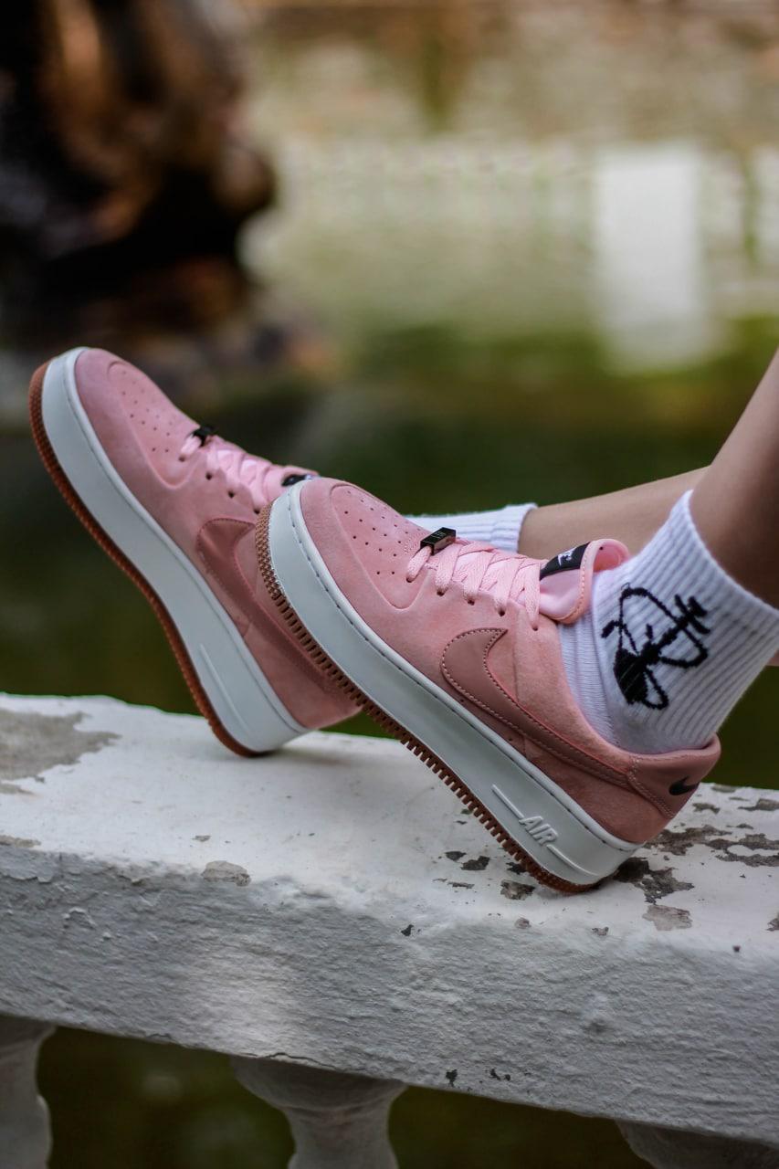 Nike Air Force 1 Sage Pink White 1