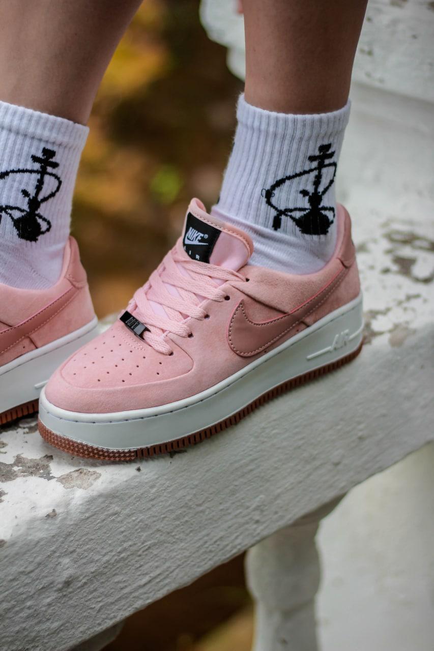 Nike Air Force 1 Sage Pink White 1
