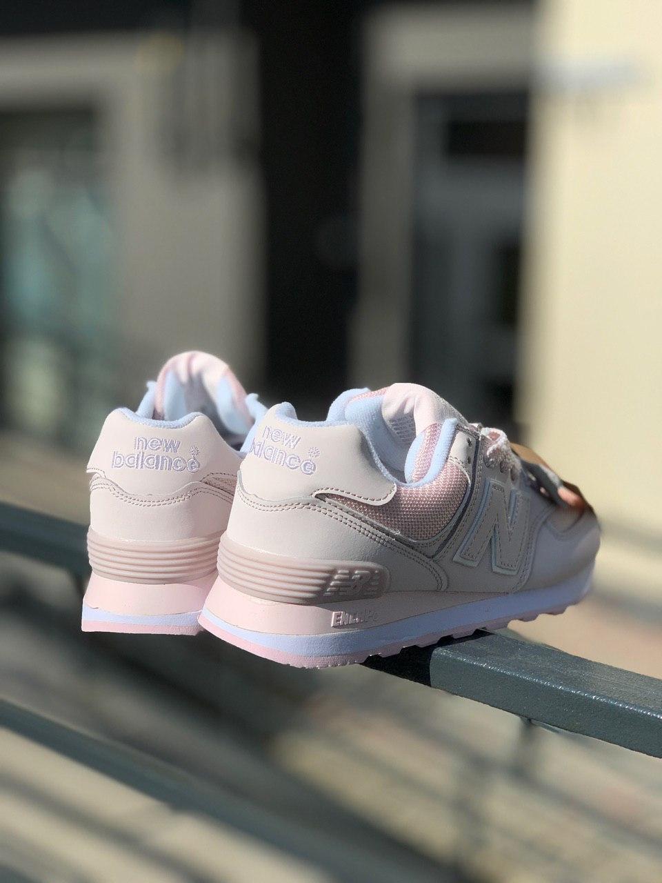 New Balance 574 Pink White 3