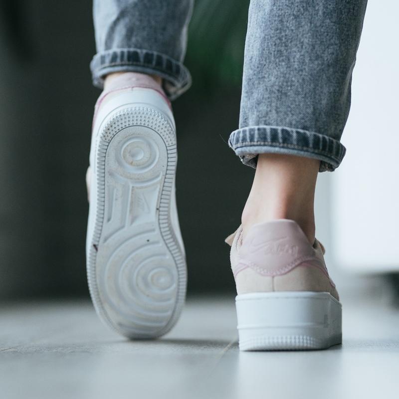 Nike Air Force 1 Sage Pink White 2