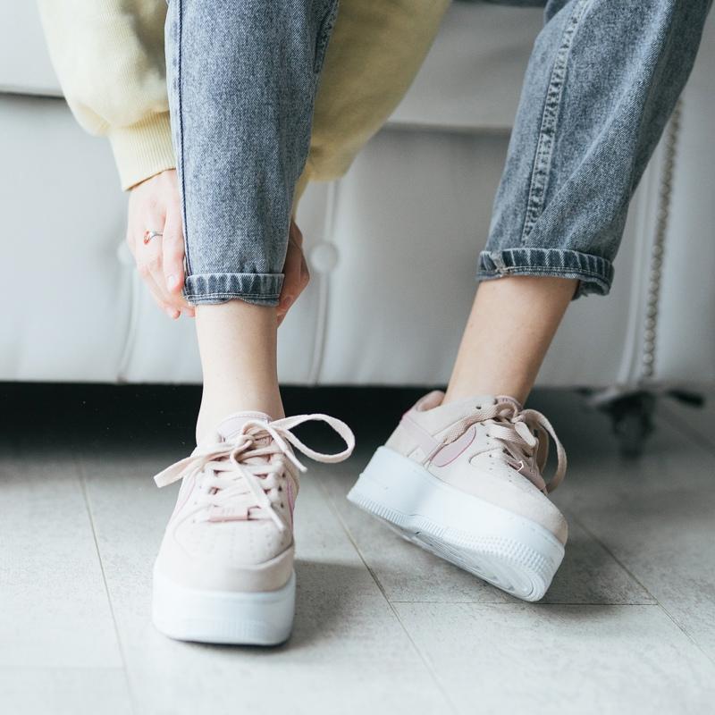 Nike Air Force 1 Sage Pink White 2