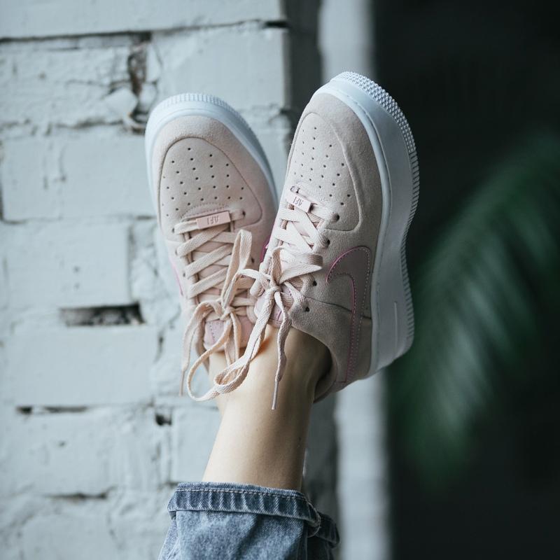 Nike Air Force 1 Sage Pink White 2