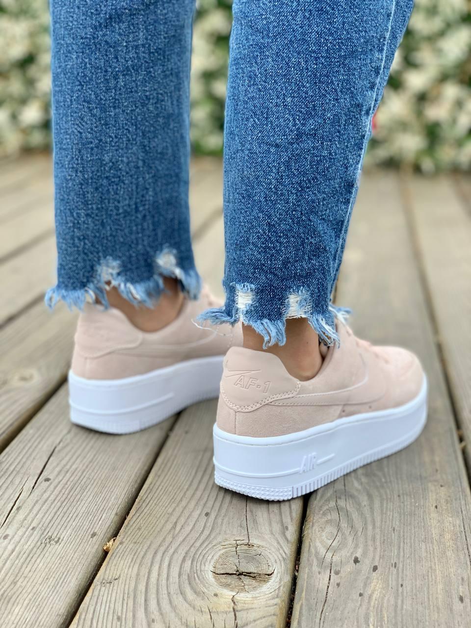 Nike Air Force 1 Sage Pink White 2