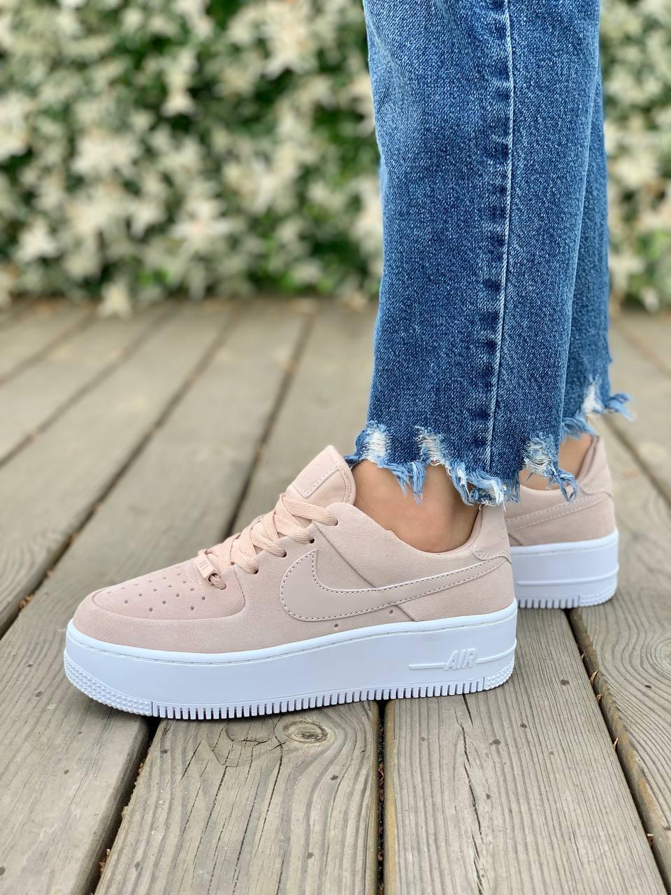 Nike Air Force 1 Sage Pink White 2