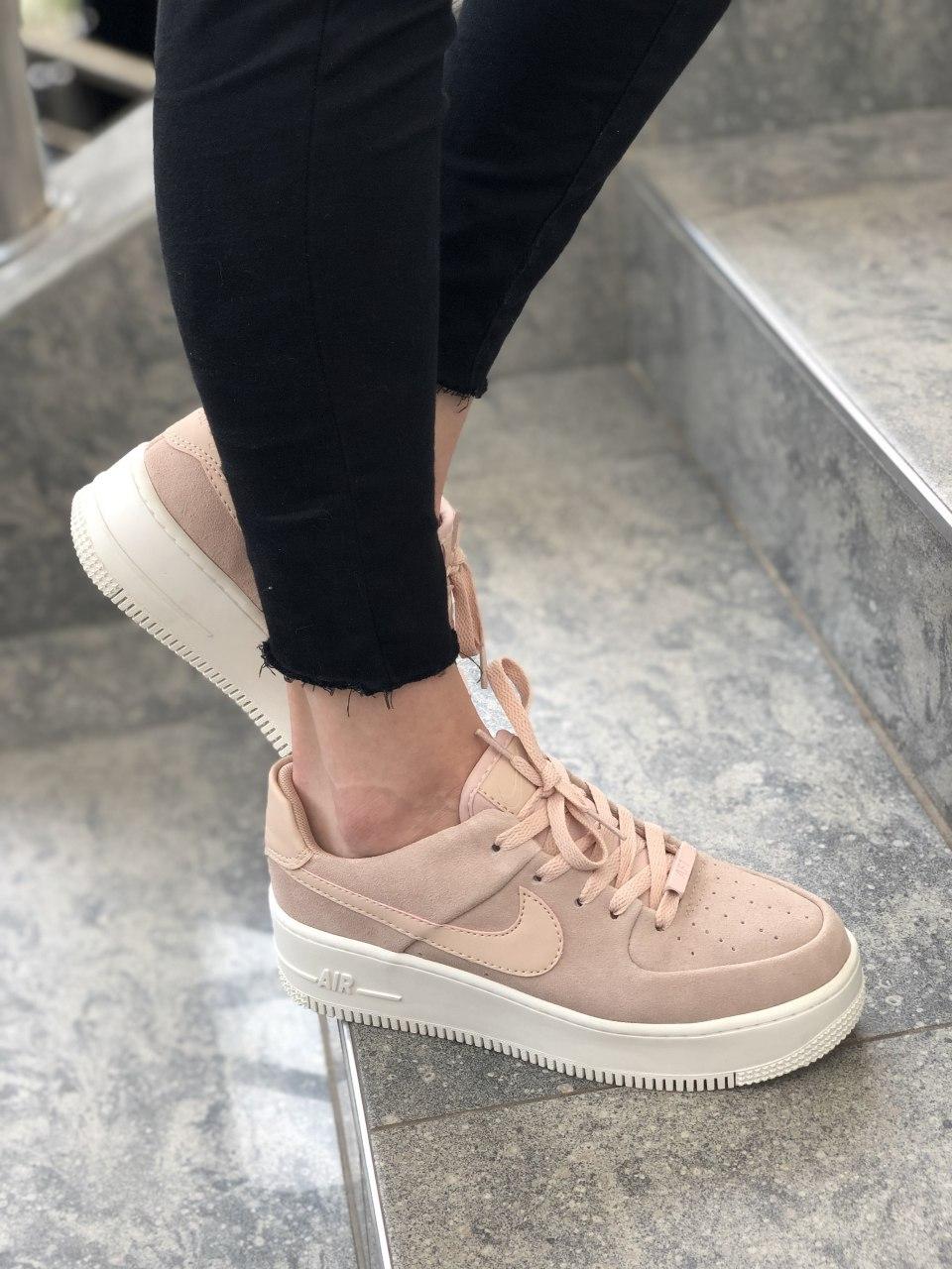 Nike Air Force 1 Sage Pink White 2