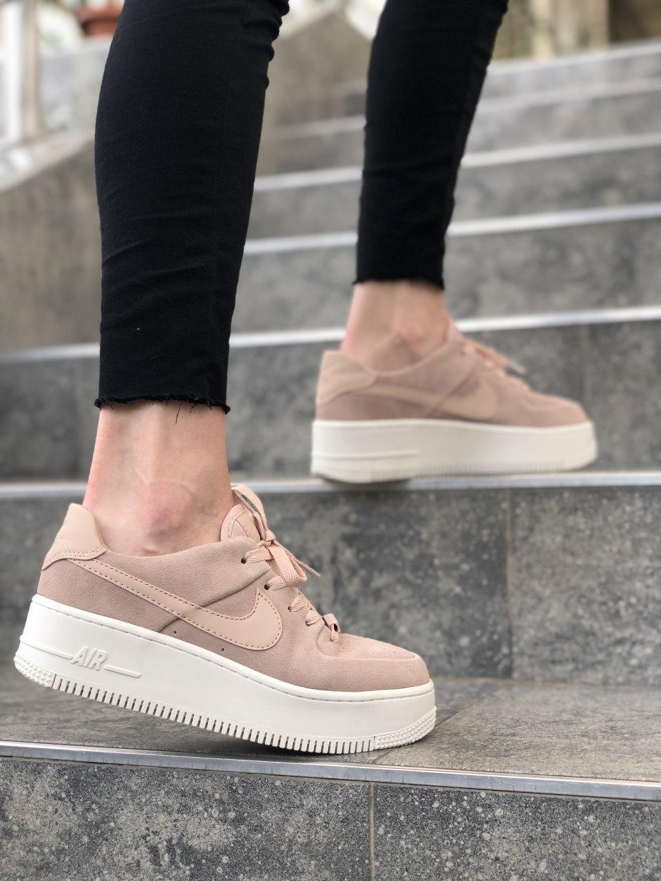 Nike Air Force 1 Sage Pink White 2